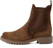 Tamaris - Dames - Chelsea Boots - Leer - Bruin - Maat 41