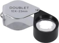 Byomic Inslagloep Doublet 10x - 23mm Glas Zwart