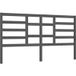 Tête de lit gris 186x4x104 cm bois massif de pin