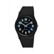 Q&Q VS42J003Y - Horloge - Sport - Analoog - Unisex - Plastic band - Rond - Cijfers - Kunststof - Zwart - Donkerblauw - Crème - 10 ATM