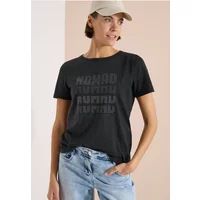 cecil Shirt met korte mouwen in burnout-look