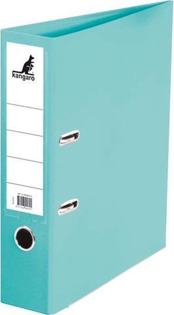 Kangaro Ordner A4 2r 75mm PP/PP turquoise - 8712127168472