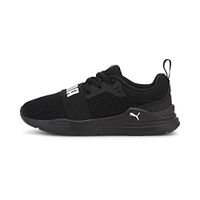 PUMA Wired Run PS Kinder Sneakers - Zwart/Wit