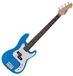 Gear4music 3/4 LA Basgitaar, Blauw