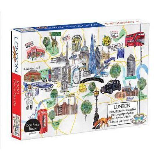 Galison London Map 1000 Piece Puzzle
