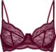 Hunkemöller Dames Lingerie Niet voorgevormde beugel bh Isabelle - Paars - maat B80