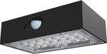 V-TAC VT-403-B Lampe murale solaire à capteur - Étanche IP65 - Boîtier noir - 3W - 350 lumens - 4000K + 3000K