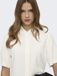 ONLY - ONLGOA S/S LINEN BL SHIRT CC PNT - Blouse - Vrouwen - Korte mouw - Viscose/Linnen - Cloud Dancer