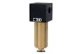 Filter RIEGLER Hogedrukfilter tot 60 bar, met handmatig afvoerventiel G 1, 40 μm, messing houder