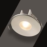 Schumann Häsler Blanes Inbouwspot Incl. Fase Aansnijding Dimbaar 8 cm 4 Watt Warm Wit RVS Set 9x