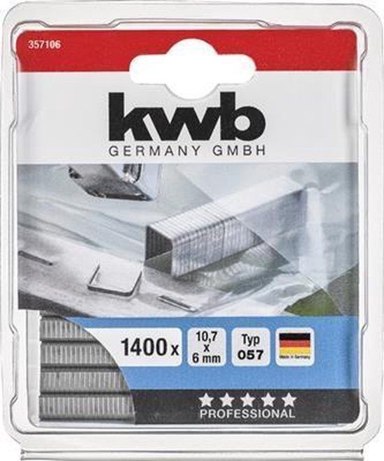 KWB Nieten Hard Type 057C - 6 mm - 1400 Stuks