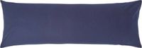 Homescapes Kussensloop 50x140 cm Marineblauw Katoen