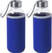 Makito Western Europe Bidon Bouteille d'eau - 4x - Verre - Bleu - 420 ml