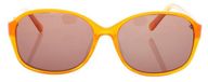 More & More Zonnebril Dames MM54357-59330 Ovaal Randloos Bruine Lenzen