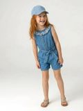VERTBAUDET Icecat Combishort in denim stone
