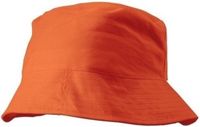 Shoppartners 10x vissershoedje - oranje - zonnehoedje - 57-58 cm - koningsdag / oranje supporter pet