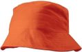 Shoppartners 10x vissershoedje - oranje - zonnehoedje - 57-58 cm - koningsdag / oranje supporter pet