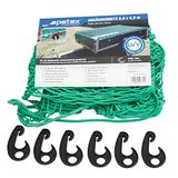 PETEX 43199013 aanhangernet, 3 x 4 m, groen