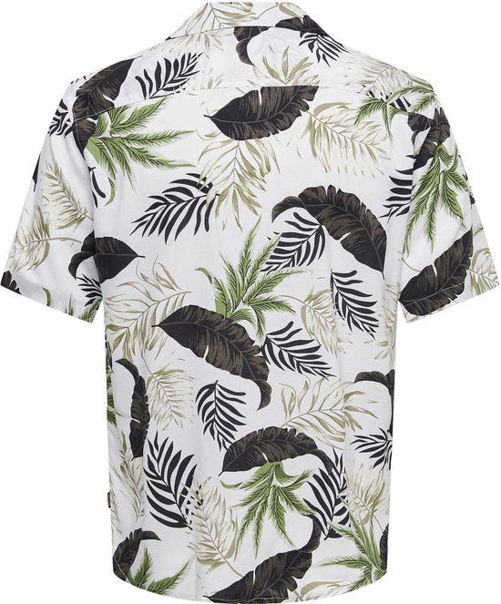 ONLY & SONS ONSWAYNE Life AOP Viscose Shirt - Antique White - L - Women