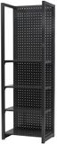 TOOLBOX4YOU Icecat Opbergrek 4 schappen smal Metaal Zwart 200 cm