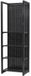 TOOLBOX4YOU Icecat Opbergrek 4 schappen smal Metaal Zwart 200 cm