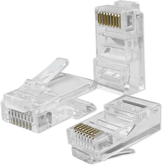 Qoltec - RJ45 Verloopstekker - CAT5e - UTP - Doorvoer - Vergulde Contacten