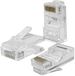 Qoltec - RJ45 Verloopstekker - CAT5e - UTP - Doorvoer - Vergulde Contacten