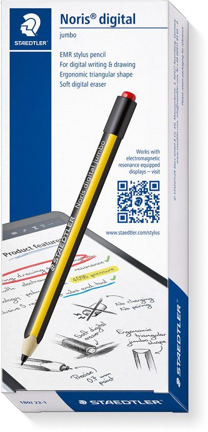 STAEDTLER Noris digital jumbo potlood - Geel/Zwart - 1 stuk