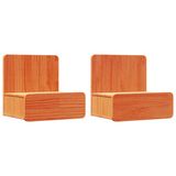 vidaXL Nachtkastje - Set van 2 - Wasbruin - 44 x 32,5 x 40 cm - Massief Grenenhout