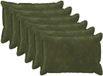 vidaXL - Kussensloop - 6 stuks - HOUTEN - Groen - 40 x 60 cm - Katoensatijn