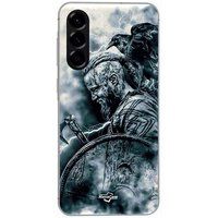 Maniacase Etui Voor Samsung Galaxy A56 vikings ragnar lothbrok schild raaf