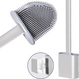 Roegaarden WC Borstel met Houder - Siliconen - Vrijstaand En Hangend - Wit