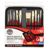 Daler Rowney Pennenetui met ritssluiting, 10 stuks