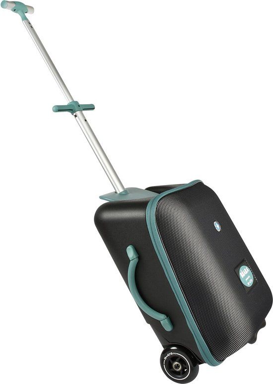 Béaba Luggage Eazy - Handbagagekoffer met Kinderzitje - 22L - Groen/Blauw