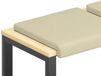 vidaXL - Coussin de banc - 4 pièces - Similicuir - Crème