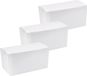 Santex cadeaudoosje/bonbondoosje - 11 x 5 cm - Bruiloft bedankje - 50x stuks - wit