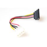ACT Serial ATA voedingsverloop Kabel haaks 0,15 m