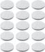 AMIG Anti-krasvilt - 60x - wit - 18 mm - rond - zelfklevend - meubel beschermvilt