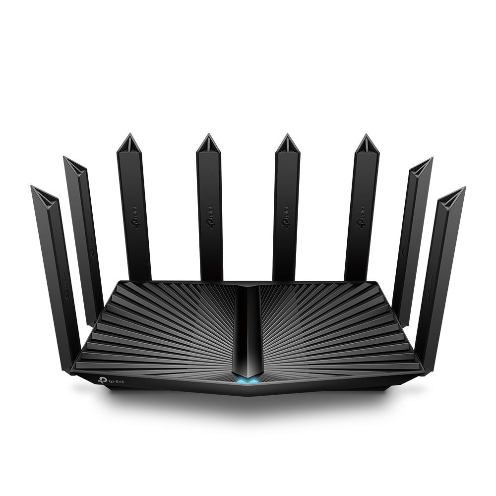 TP-Link Archer AX90 - Wi-Fi 6 Router - Tri-band - Multi-Gigabit Ethernet - Black
