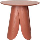 Zuiver Fleur Bistro Tafel Hout Rood