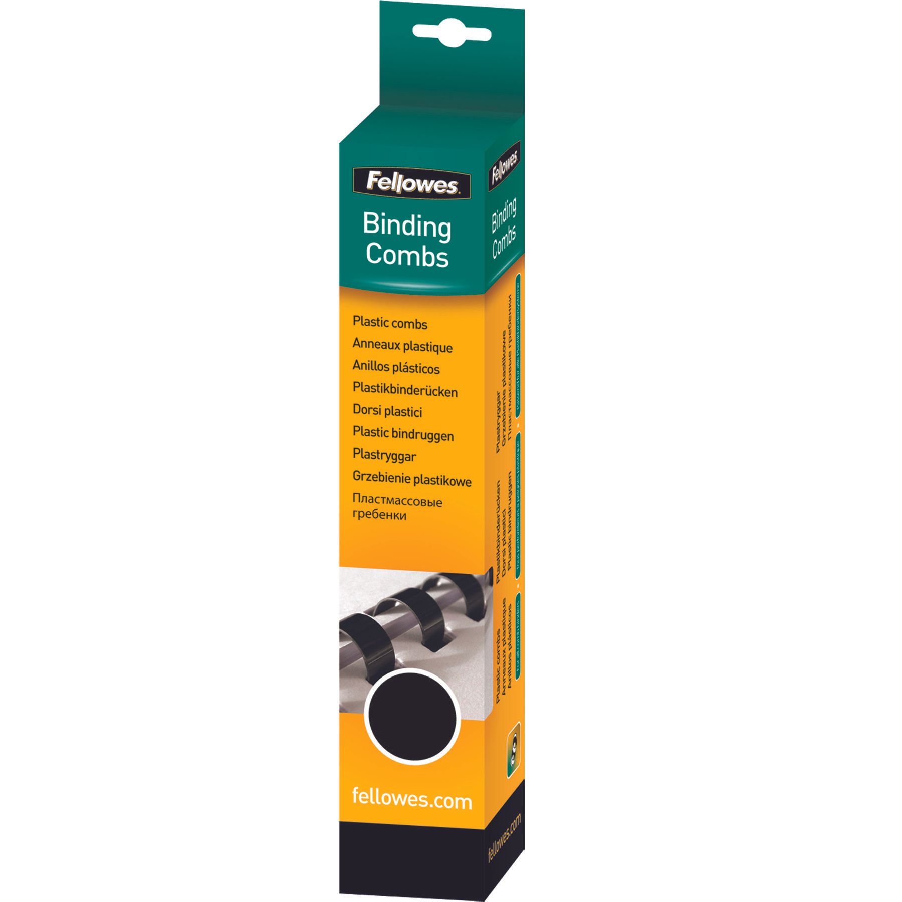 Fellowes Plastic Bindruggen - A4 - 8mm - Zwart (25 stuks)