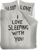 Vtwonen Love Sleep dekbedovertrek - Lits-Jumeaux - 240x200/220 - Naturel