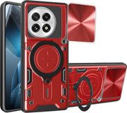 Techsuit Hoesje geschikt voor OnePlus 13 - CamGuard Pro Back Cover - Rood