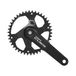 Shimano CUES FC-U4000 9/10/11-voudig crankstel, zwart, 175 mm