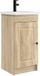 vidaXL Badkamer Vanity met Wastafel Sonoma Eiken 42 x 40 x 84,5 cm