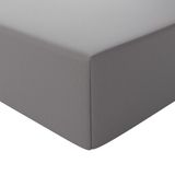 Amazon Basics Jersey hoeslaken, donkergrijs, 120 x 200 cm