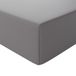 Amazon Basics Jersey hoeslaken, donkergrijs, 120 x 200 cm