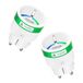 Nous Matter Slim Stopcontact Met Stroomverbruik, WLAN Stopcontact, 16A 3840W, Compatibel Met Alexa, Google Home, Tuya, Apple Home, Smart Things, App Afstandsbediening, 2,4 GHz WiFi, Pack of 2