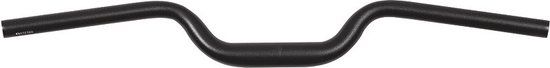Ergotec M-bar 34 Mm 18º Grip 180 Mm Stuur Zwart 31.8 mm / 700 mm