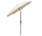 Dehner Paros Premium parasol, diameter 2,5 m, natuurlijke kleuren, groot, naturel